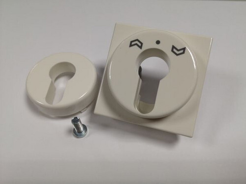 JUNG A 528 PL WW ABDECKUNG JM SCHLUESSELSCHAL ALPINWEISS