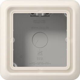 JUNG CD 581 A W AUFPUTZ-KAPPE 1-FACH WEISS