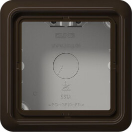 JUNG CD 581 A BR AUFPUTZ-KAPPE 1-FACH BRAUN