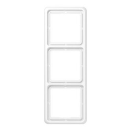 JUNG CD 583 WU WW ABDECKRAHMEN ALPINWEISS 3F.