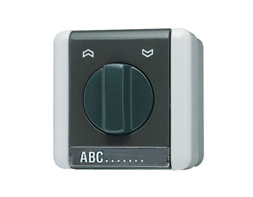 JUNG 834.10 W JALOUSIE-DREHSCHALTER 1POL.