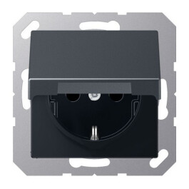 JUNG A 1520 BFKIKL ANM SCHUKO Steckd.m.Klappd. KI