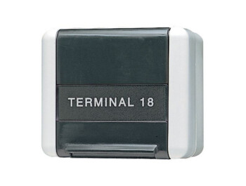 JUNG 854 W DATENANSCHLUSSGEHAEUSE GRAU