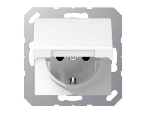 JUNG A 1520 BFKIKL WW SCHUKO Steckdose mit Klappdeckel KI