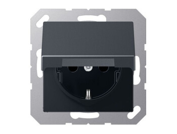 JUNG A 1520 BFKL ANM SCHUKO-Steckdose mit Klappdeckel