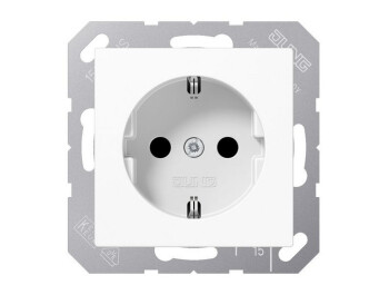 JUNG A 1520 NKI WW SCHUKO Steckdose KI o.Kralle