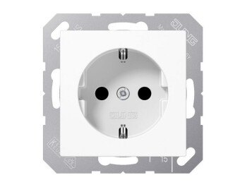 JUNG A 1520 N WW SCHUKO Steckdose o.Kralle