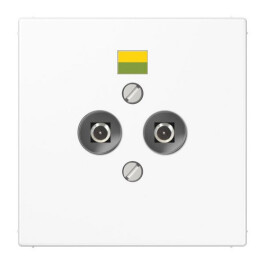 JUNG LS 965-2 WW PONTENTIAL-AUSGL.-STECKDOSE