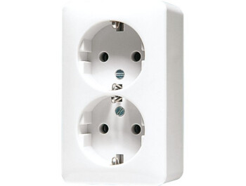 JUNG 6020 A WW SCHUKO-STECKDOSE 2FACH