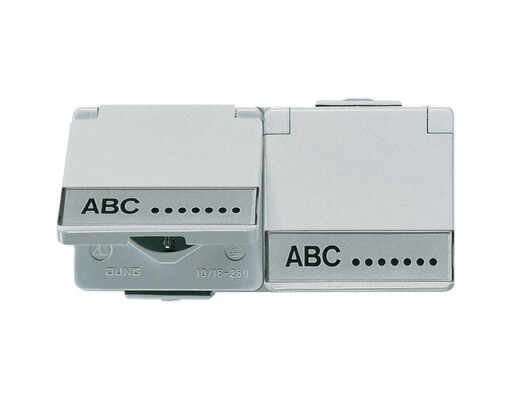 JUNG 622 NAWW SCHUKO-ZWEIFACH-STECKDOSE