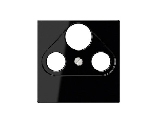 JUNG A 561 PLSAT SW Abdeckung für SAT-TV-Steckdose