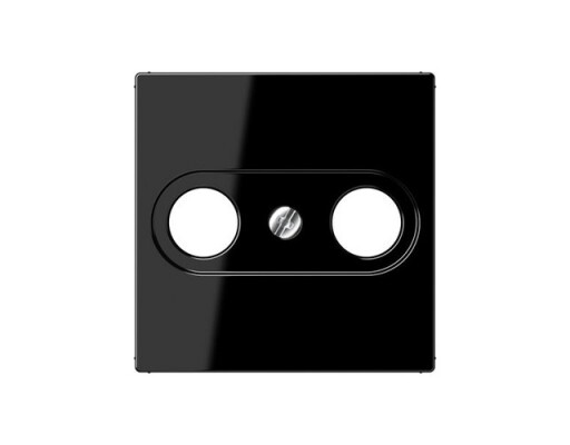 JUNG A 561 PLTV SW Abdeckung für Antennen-Steckdose