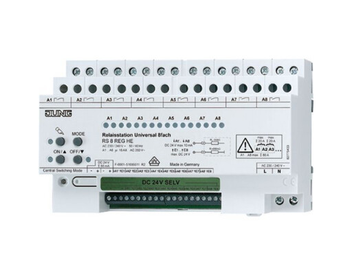 JUNG RS 8 REGHE Relaisstation Univ. 8f. REG 51695311