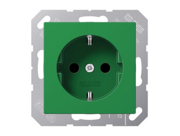 JUNG A 1520 BFKI GN SCHUKO Steckdose KI