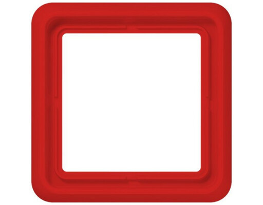 JUNG CD 581 GL RT RAHMEN 1-FACH ROT