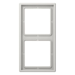 JUNG LS 982 LG RAHMEN LICHTGRAU 2-FACH