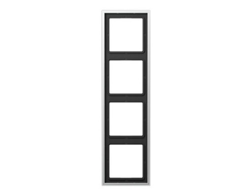 JUNG AL 2984 RAHMEN 4-FACH ALU