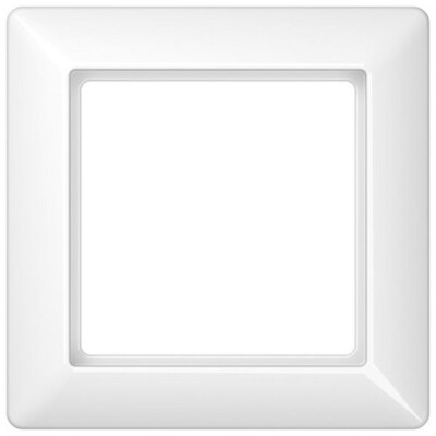 JUNG AS 581 BF WW Rahmen 1-fach alpinweiss