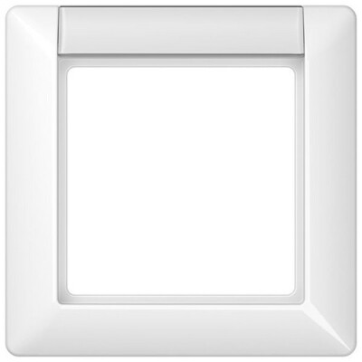 JUNG AS 581 NA WW Rahmen 1-fach alpinweiss