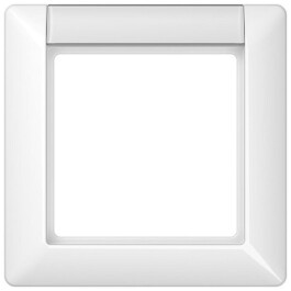 JUNG AS 581 NA WW Rahmen 1-fach alpinweiss