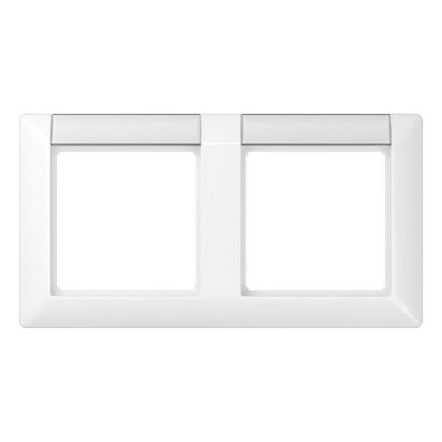 JUNG AS 5820 NA WW Rahmen 2-fach alpinweiss