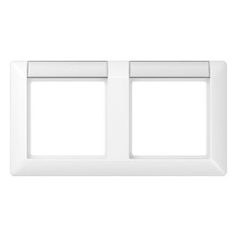 JUNG AS 5820 NA WW Rahmen 2-fach alpinweiss