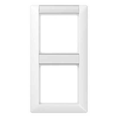 JUNG AS 582 NA WW Rahmen 2-fach alpinweiss