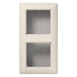 JUNG AS 582 A W Ap-Kappe mit Rahmen 2-F weiss