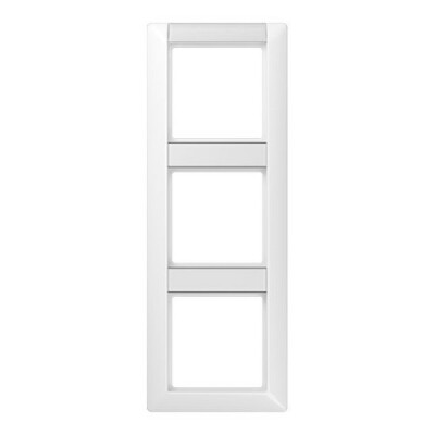 JUNG AS 583 NA WW Rahmen 3-fach alpinweiss