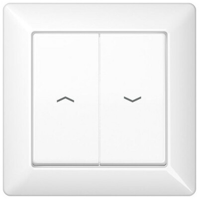 JUNG AS 590-5 P WW Abdeckung für Jalousie-Schalter alpinweiss