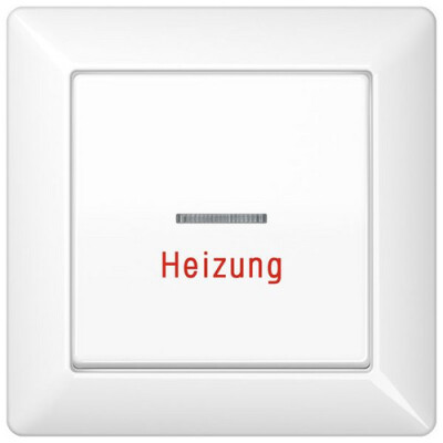 JUNG AS 590 H WW Abdeckung Heizungsnotschalter Alpinweiss