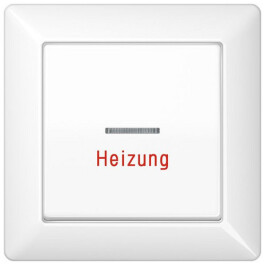 JUNG AS 590 H WW Abdeckung Heizungsnotschalter Alpinweiss