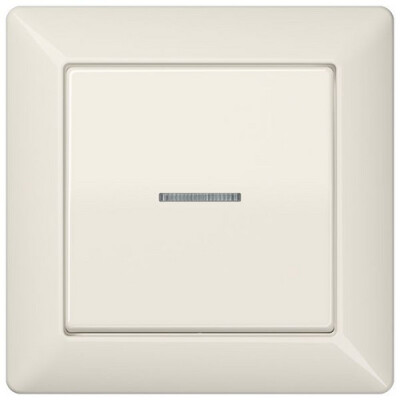 JUNG AS 590 KO5 Wippe mit Lichtleiter weiss