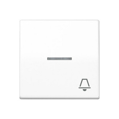 JUNG AS 591 KO5K WW Wippe mit lichtdurchlässigem Symbol Klingel alpws