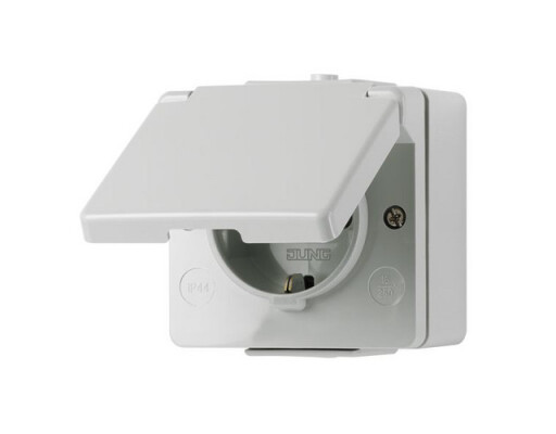 JUNG 620 W WG-AP-Schuko-Steckdose