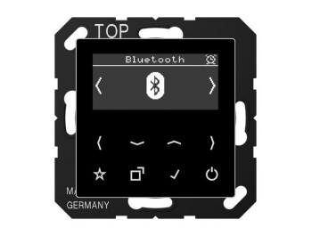JUNG DAB A BT SW Smart Radio DAB+ mit Bluetooth