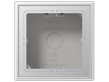 JUNG AL 2581 A-L Aufputz-Kappe m. Rahmen 1fach