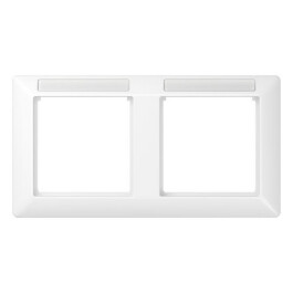 JUNG AS 5820 BF INA WW Rahmen 2fach INA alpinweiß