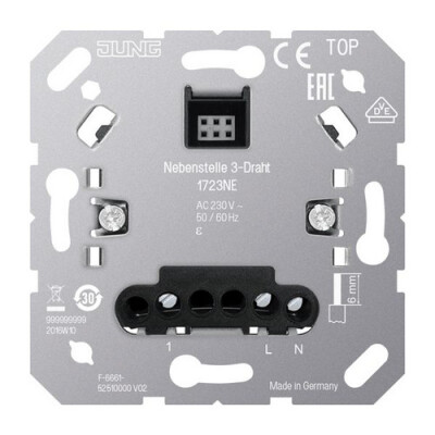 JUNG 1723 NE 1723NE Nebenstelle 3-Draht