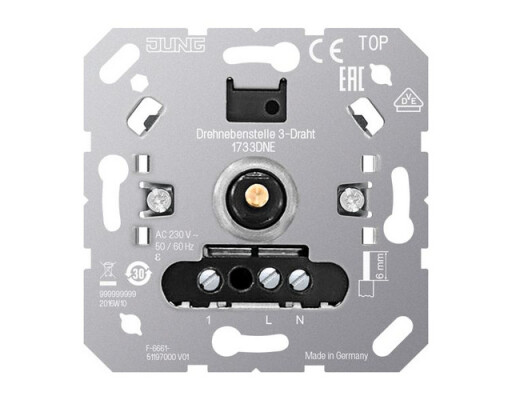 JUNG 1733 DNE 1733DNE Drehnebenstelle 3-Draht