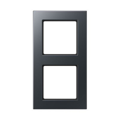 JUNG A 5582 BF ANM A5582BFANM 2-Fach Rahmen anth. Matt