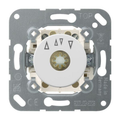 JUNG 1234.10 WW Jalousie-Drehschalter, Wendeschalter