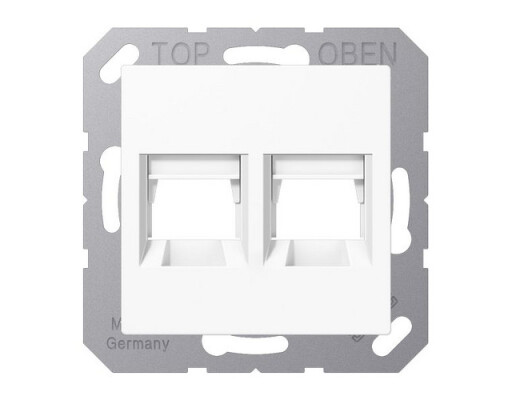 JUNG A 1569-2 WE WW Abdeckung für MITT 2fach WE (AMIT, Radiall)