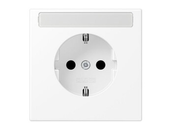 JUNG LS 1520 NA WWM SCHUKO Steckdose m.Schriftf.