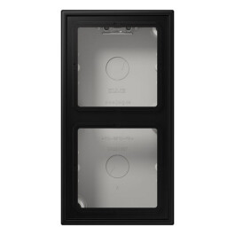 JUNG LS 582 A SWM Aufputz-Kappe mit Rahmen 2fach