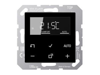 JUNG TR D A 1790 SW Raumtemperaturregler mit Display Standar