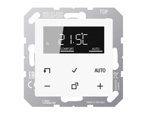 JUNG TR D A 1790 WW Raumtemperaturregler mit Display Standar