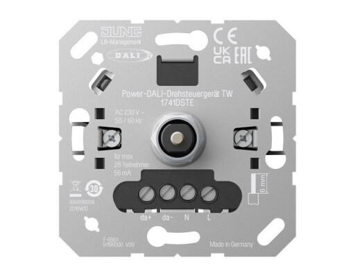 JUNG 1741 DSTE Power-DALI-Drehsteuergerät TW