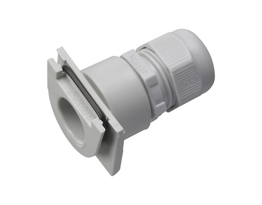 GIRA Adapter Leitungseinführung M20 WG AP Grau