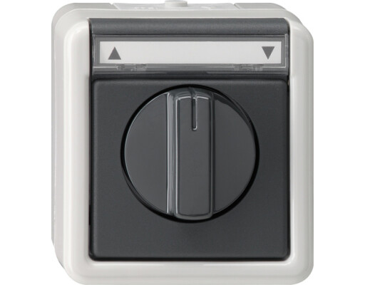 GIRA Jalousie 1-p BSF WG AP Grau